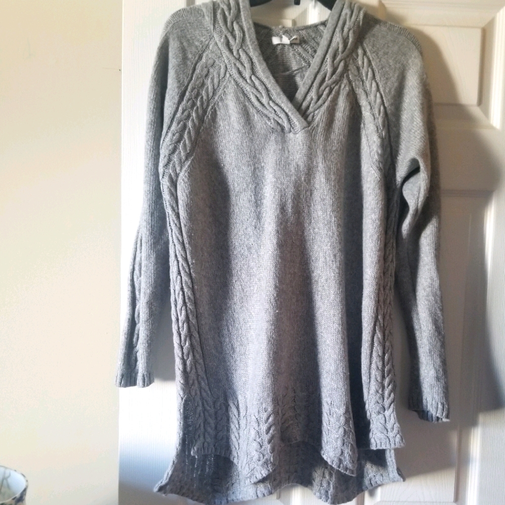 Women's grey Sonoma hooded sweater